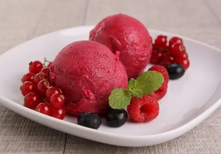 Sorbet Fruits Rouges Cuisine Momix