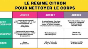 Les toxines empoisonnent le corps voici un régime au citron de 7