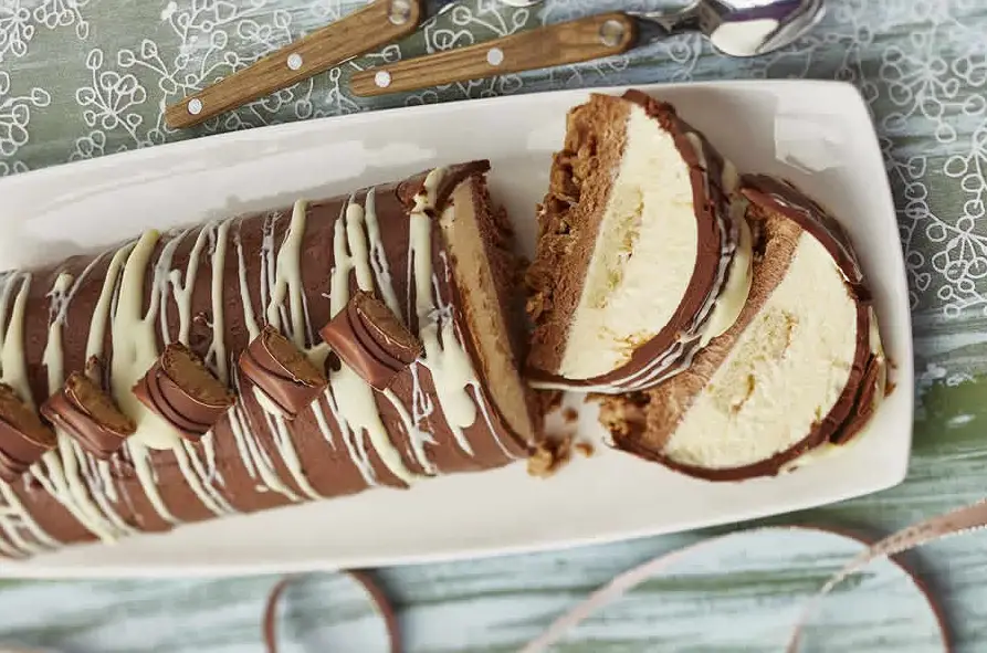 Bûche ferrero Kinder au thermomix Cuisine Momix