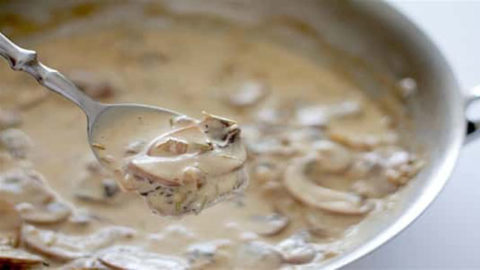 Sauce crème aux morilles de Noël au Thermomix - Cuisine Momix