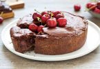 Tarte aux cerises et au chocolat moelleux