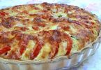 Tarte à la tomate et au basilic