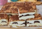 Tiramisu aux biscuits et Nutella facile fait maison sans sorbetière