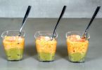 Verrine crabe avocat crevette