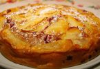 Clafoutis aux pommes flambées au Calvados
