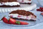 Gâteau aux fraises et au fromage sans cuisson