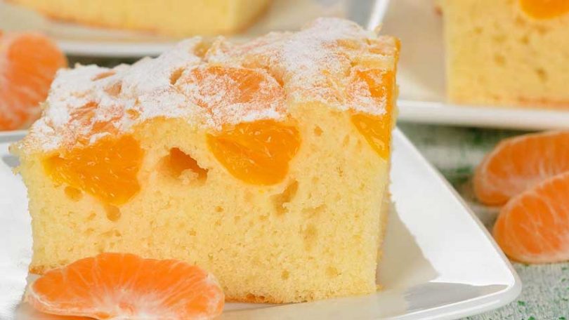 Gâteau à la mandarine, dessert d'automne qui renforce le système immunitaire