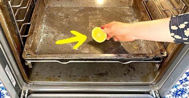 Voici comment utiliser un demi-citron pour nettoyer la plaque du four