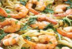 Ces spaghettis aux crevettes et à l’ail sont à tomber