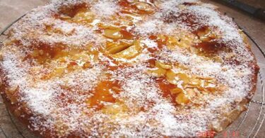 Gâteau aux pommes et aux amandes, arôme frangipane